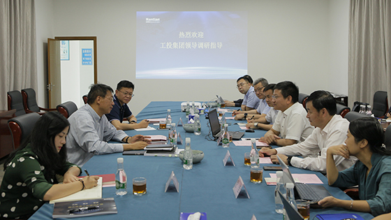 云南工投集团总裁余蜀昆一行莅临菠菜担保网 - 最权威的全网担保平台信息调研指导